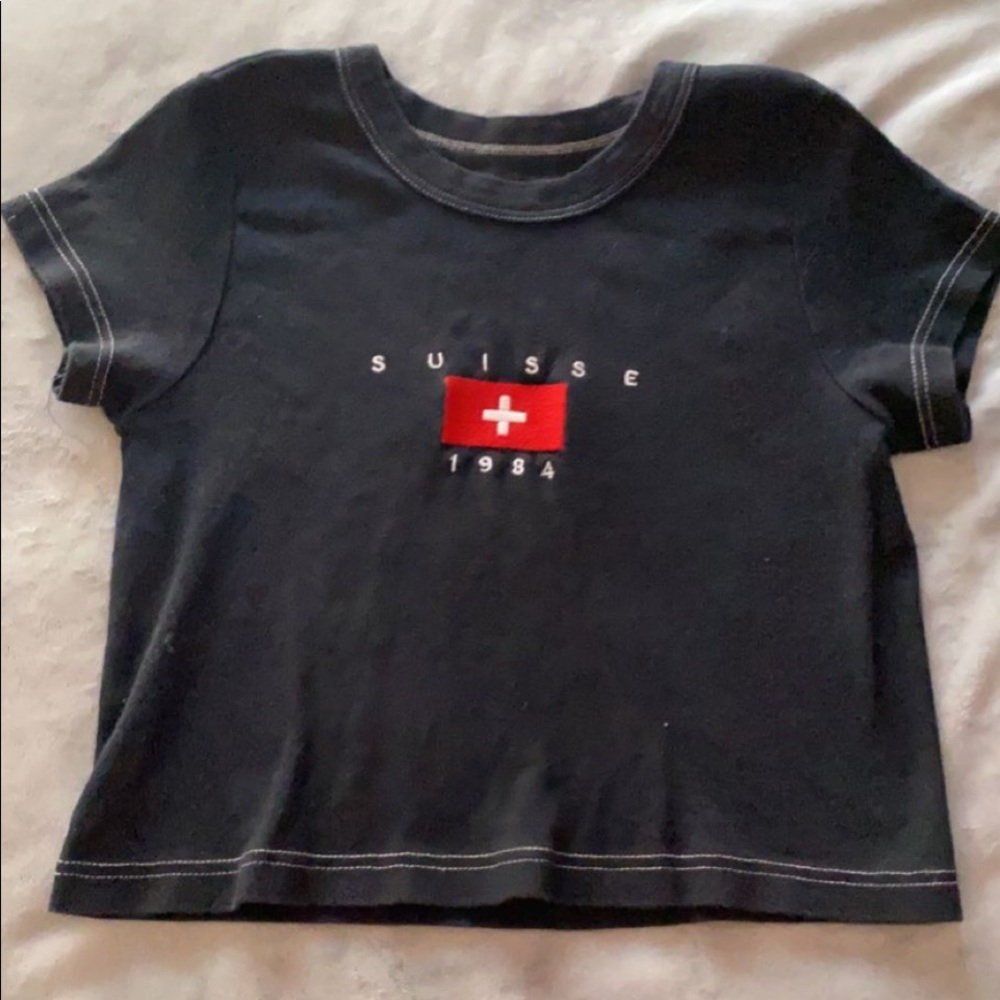brandy suisse crop top